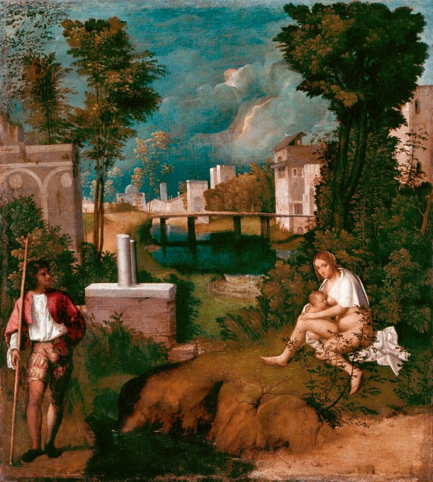 Giorgione, La tempesta, Gallerie dell'Accademia, Venezia